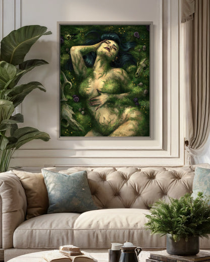 Consumed By Moss Art Print