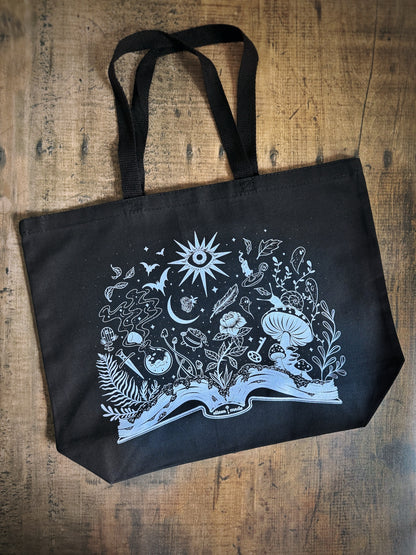 Books Are Magic Large Tote Bag