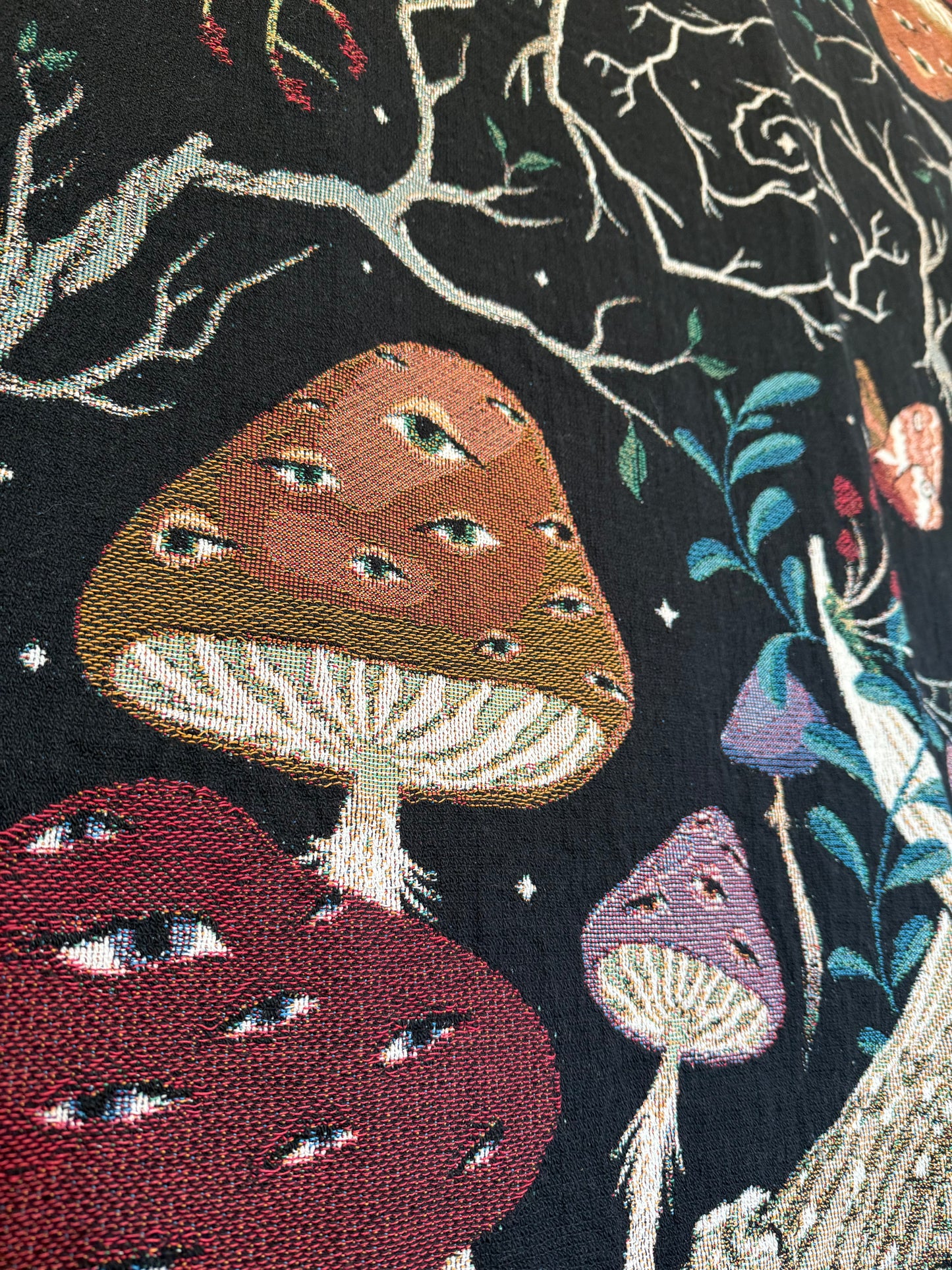 Enchanted Forest Woven Throw Blanket