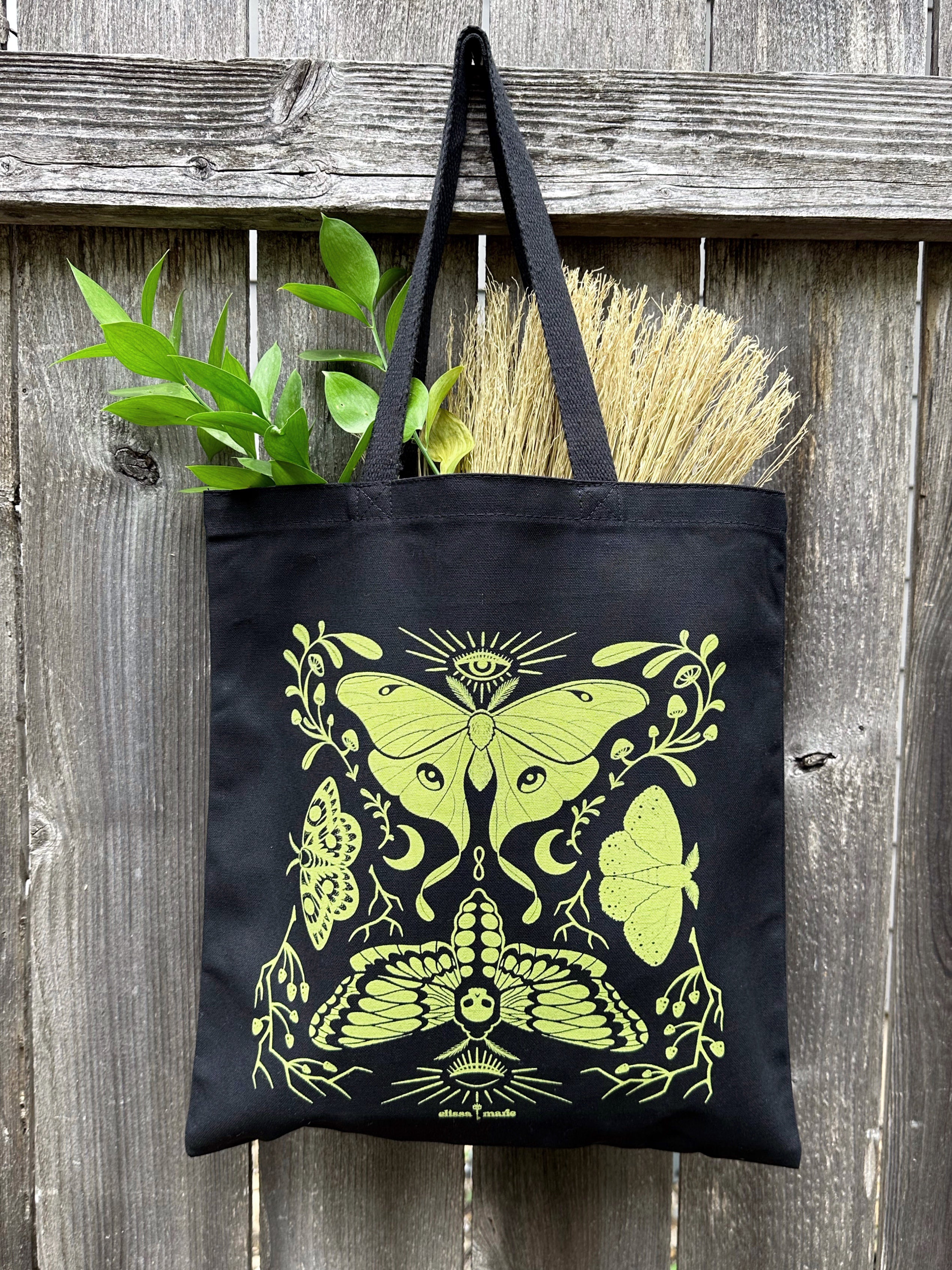 Moth-er Nature Tote Bag – Elissa Marie Creative