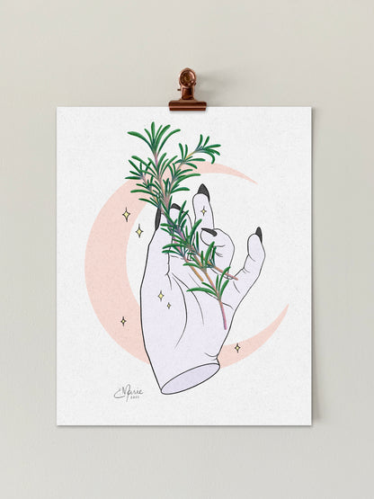 Magic Rosemary Art Print