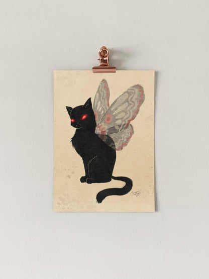 Meowthman Art Print: Sittin Pretty