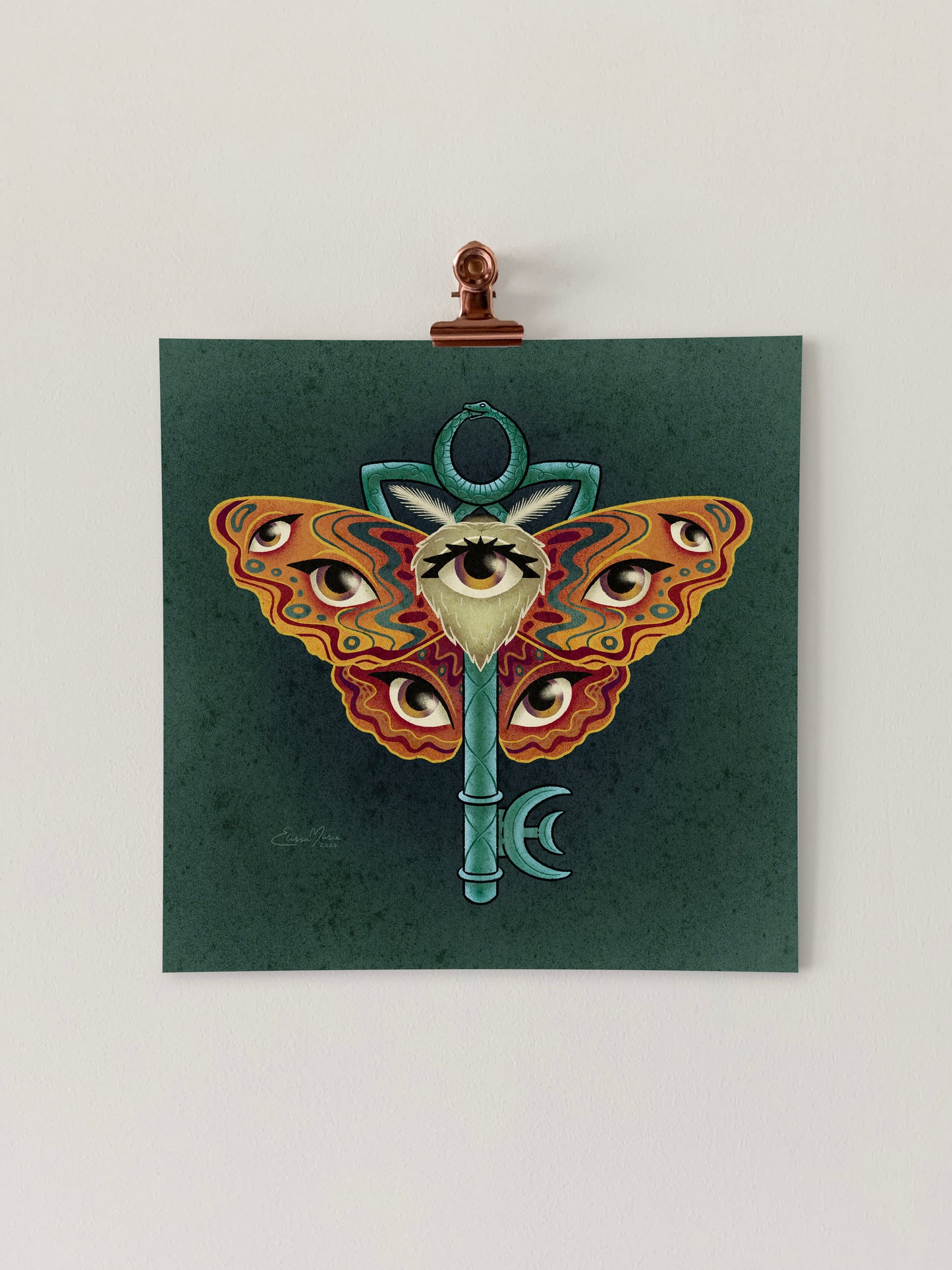 Moth Key Art Print