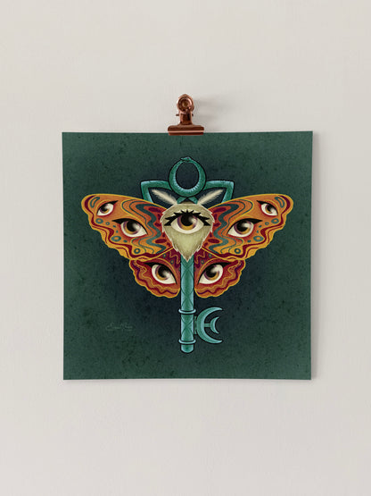 Moth Key Art Print