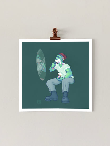 Mr. Frankenstein Art Print